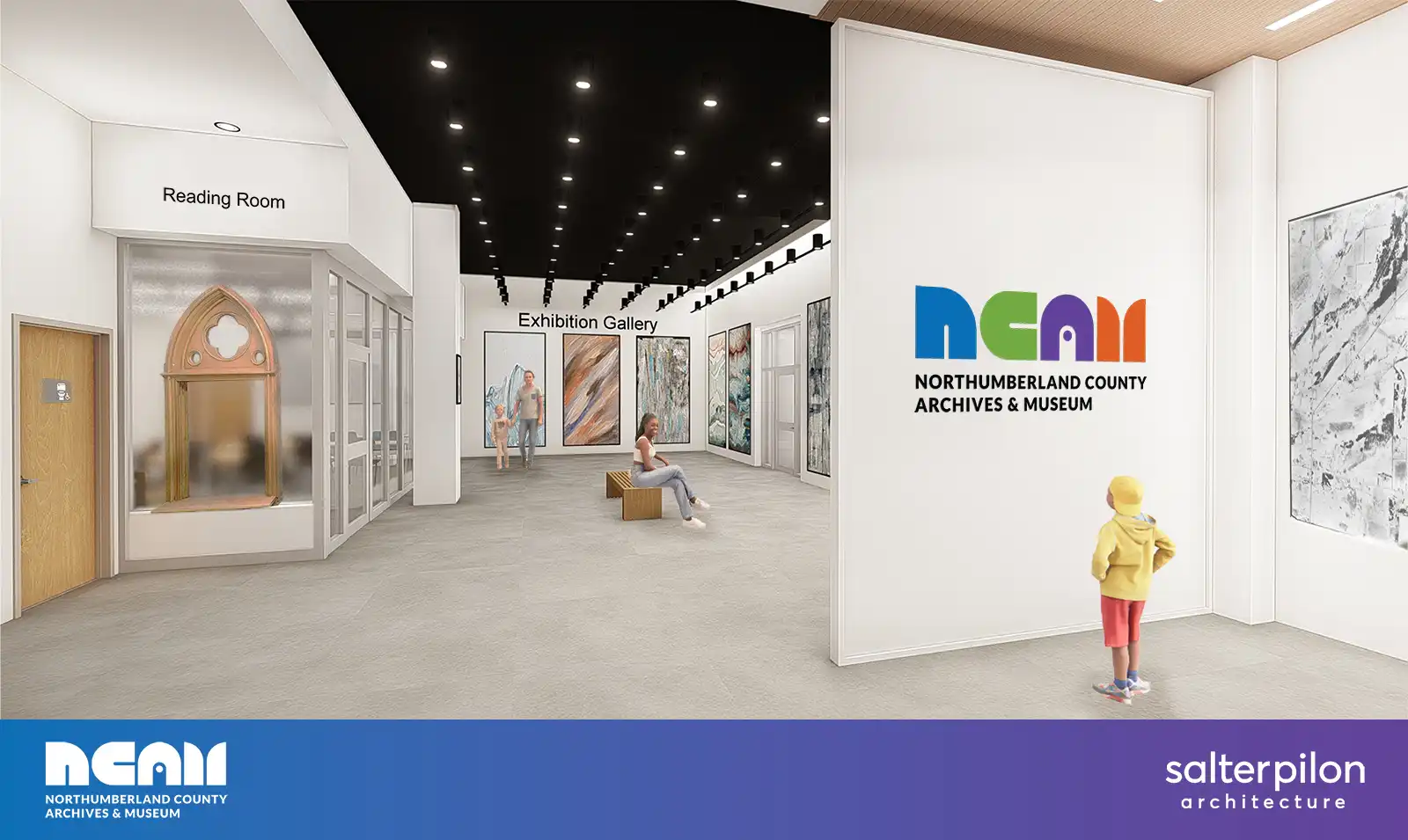 Rendering of the new NCAM facility.