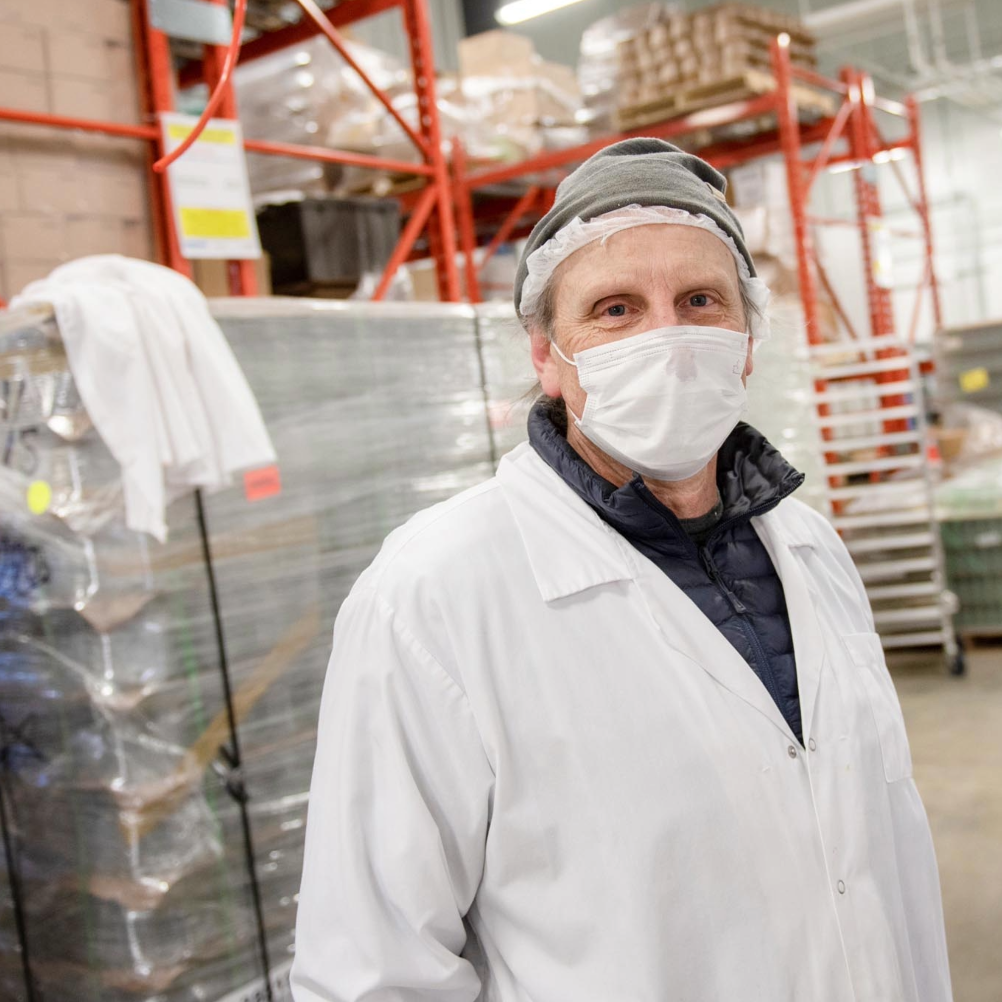 OAFVC staff member working in the facility.