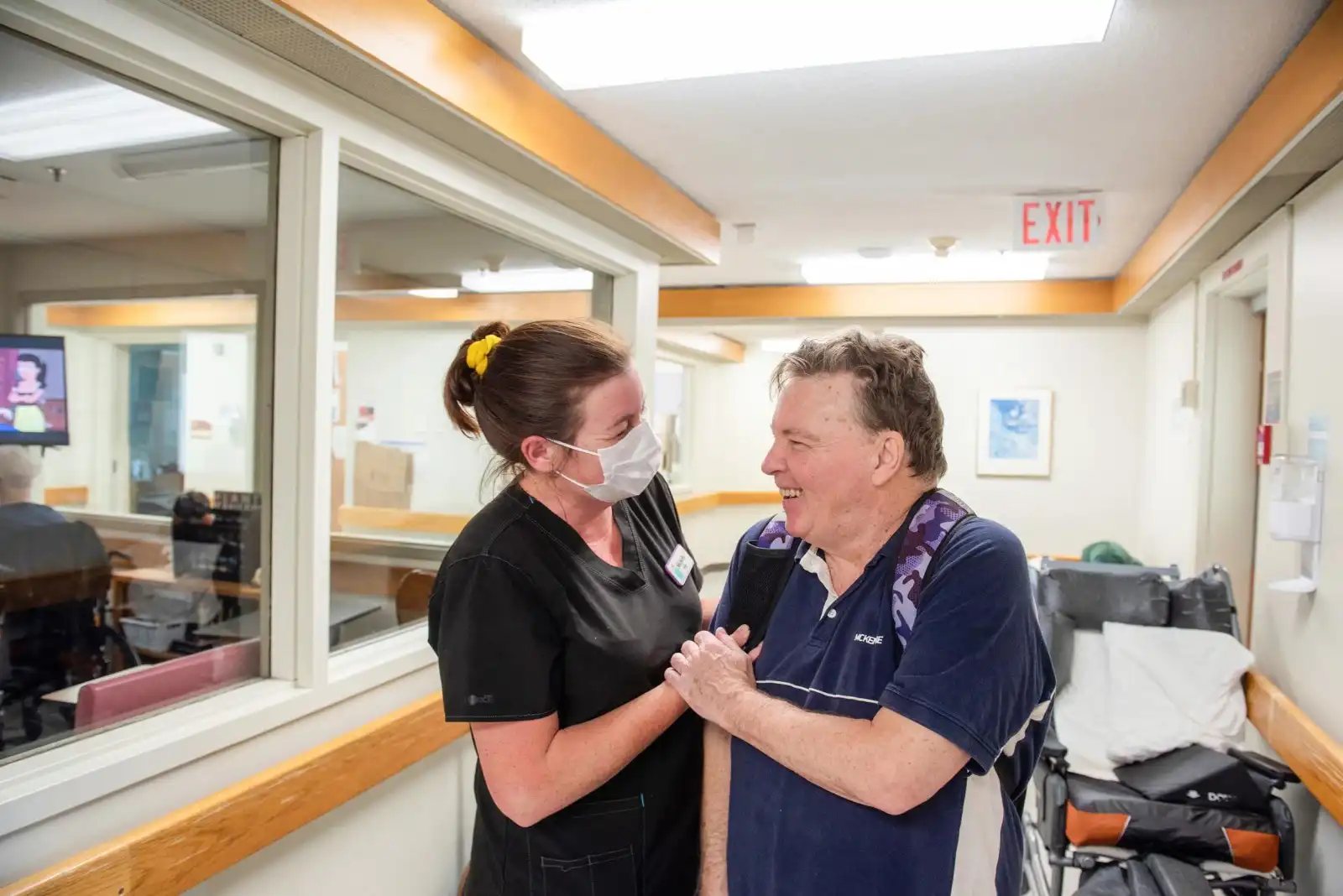 GPL staff member supports resident