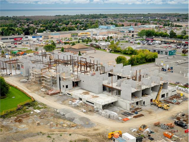 aerial view of the facility under construction